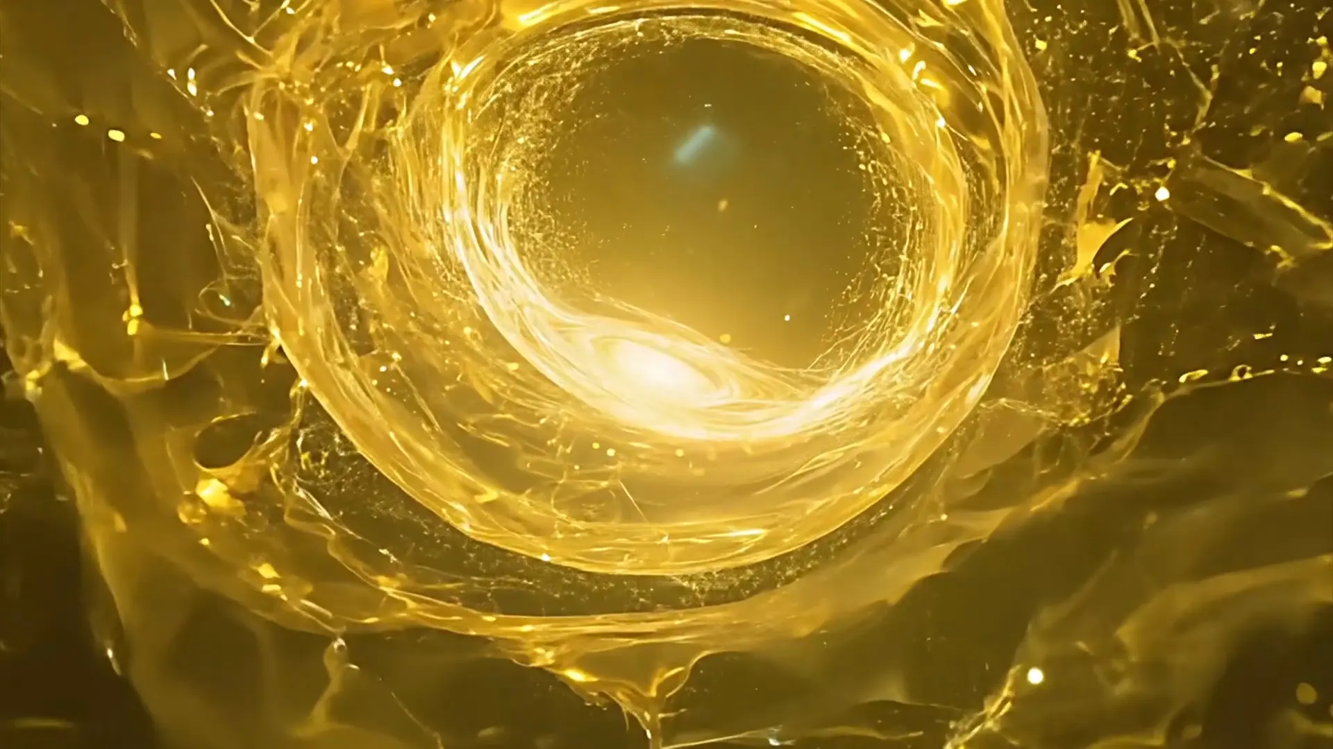 Shining Gold Spiral Vortex Overlays for Motion Effects